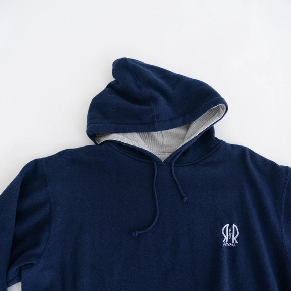 Vintage R&R Sport Navy Hoodie Bunny Hug w/ Waffle Lining Size 46 - Picture 7 of 12